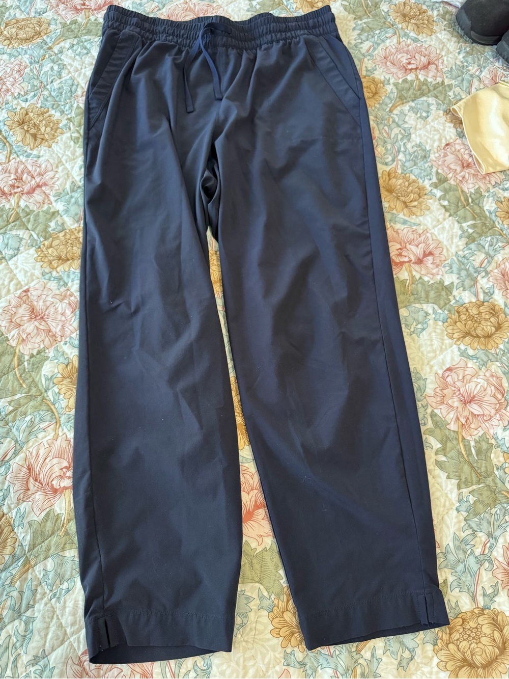 Talbots Navy Drawstring Pants